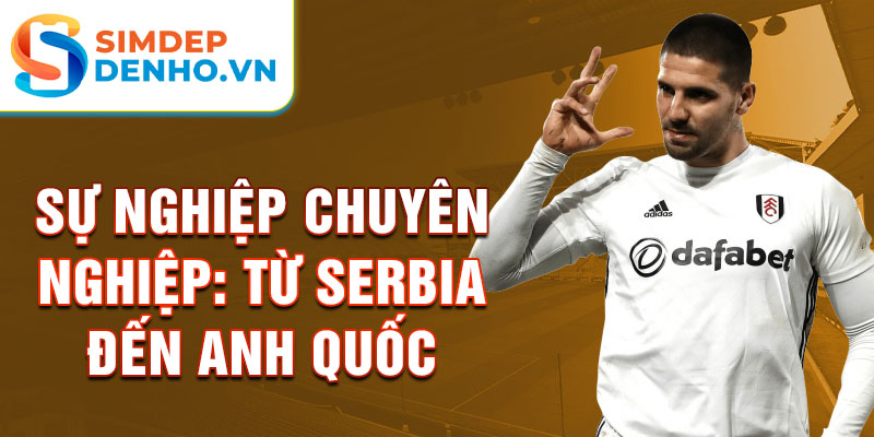 Sự nghiệp chuyên nghiệp: từ serbia đến anh quốc